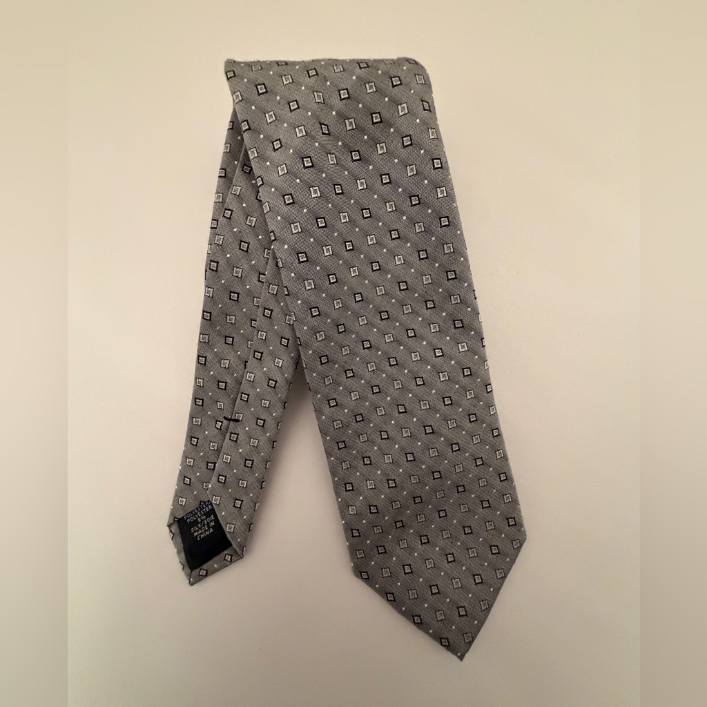 Calvin Klein Men Classic Silk Blend Necktie Macclesfield Formal Business Casual